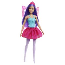 Mattel Barbie Dreamtopia Νεράιδα Μπαλαρίνα Μωβ Μαλλιά FWK85 / GXD59 887961954494