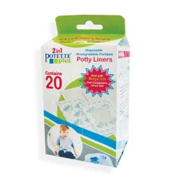 Potette Plus Potty Liners Bags 20 Pieces 56020 088161007908