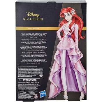Hasbro Princess Style Series, Ariel Fashion Doll In A Modern Style With Earrings And Shoes E9157 5010993745746