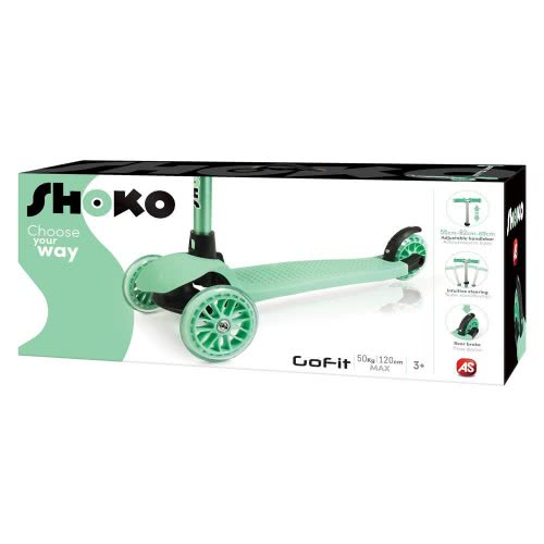 As company Shoko Παιδικό Πατίνι Fit Με Ρόδες Σε Πράσινο Χρώμα Για + Χρονών 5004-50501 5203068505011
