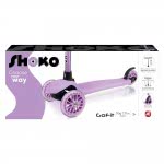 As company Shoko Kids Scooter Go Fit With 3 Wheels Purple Color For Ages 3+ 5004-50502 5203068505028