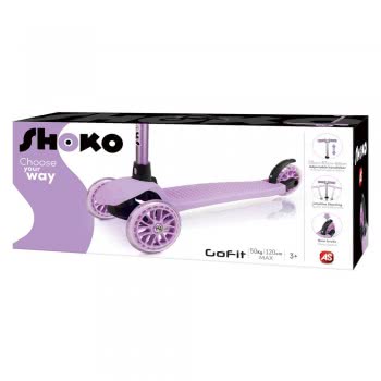 As company Shoko Kids Scooter Go Fit With 3 Wheels Purple Color For Ages 3+ 5004-50502 5203068505028