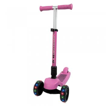 As company Shoko Kids Scooter X-Speed Light With 3 Wheels And Led Light Fuchsia Color For Ages 5+ 5004-50504 5203068505042