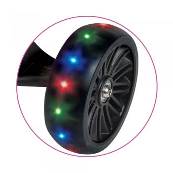 As company Shoko Παιδικό Πατίνι X-Speed Με Ρόδες Και Led Φως Σε Φούξια Χρώμα Για 5+ Χρονών 5004-50504 5203068505042