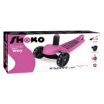 As company Shoko Kids Scooter X-Speed Light With 3 Wheels And Led Light Fuchsia Color For Ages 5+ 5004-50504 5203068505042