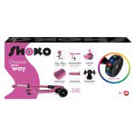 As company Shoko Kids Scooter X-Speed Light With 3 Wheels And Led Light Fuchsia Color For Ages 5+ 5004-50504 5203068505042