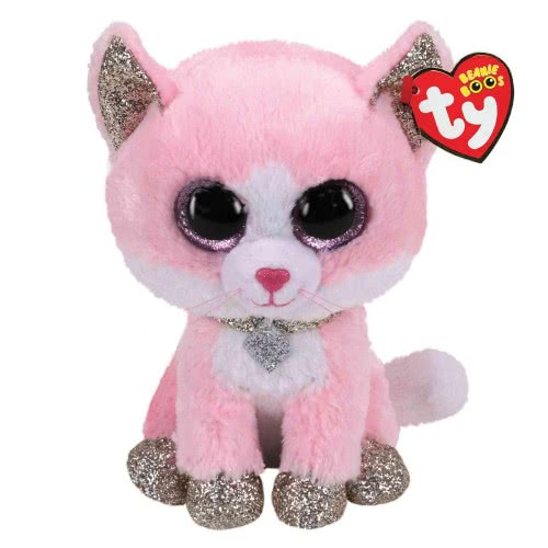 ty Beanie Boos Fiona Plush Cat Pink 15Cm 1607-36366 008421363667