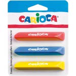 CARIOCA Triangular Erasers 3 Pieces 42784 8003511427849