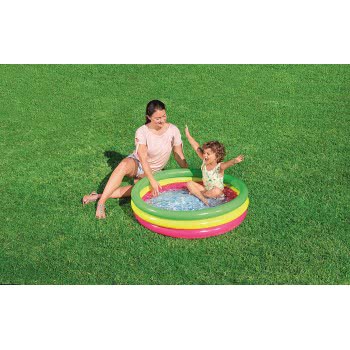 Bestway Φουσκωτή Πισίνα Πολύχρωμη 102Χ25CM 51104 6942138915815