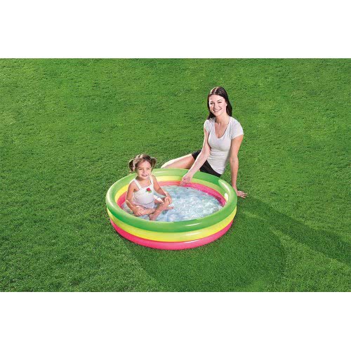 Bestway Φουσκωτή Πισίνα Πολύχρωμη 102Χ25CM 51104 6942138915815