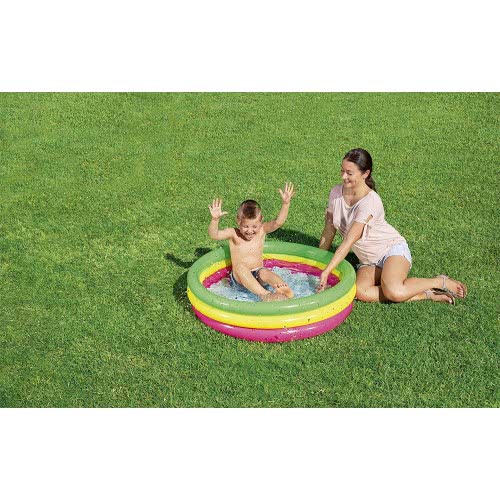 Bestway Φουσκωτή Πισίνα Πολύχρωμη 102Χ25CM 51104 6942138915815