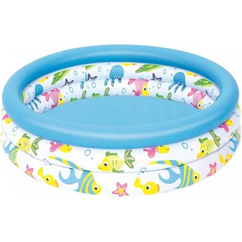 Bestway Ocean Life Inflatable Paddling Pool For Kids - 40 X 10 Inches 51008 6942138900347