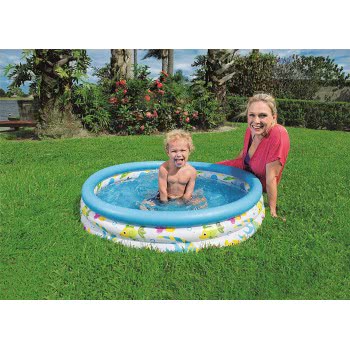 Bestway Ocean Life Inflatable Paddling Pool For Kids - 40 X 10 Inches 51008 6942138900347