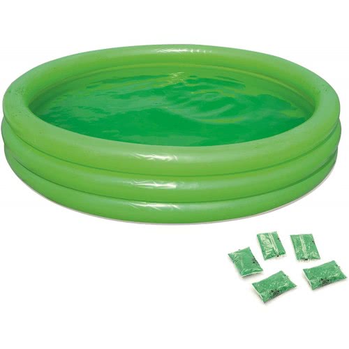 Bestway Swim N Play Kids Paddling Pool With Slime Bath Powder, 5 Ft, Green, Φ1.52M X H30cm 21137 6942138957501