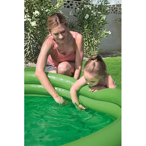 Bestway Swim N Play Kids Paddling Pool With Slime Bath Powder, 5 Ft, Green, Φ1.52M X H30cm 21137 6942138957501