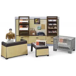 bruder Bworld Ups Parcel Shop Κατάστημα Με Υπάλληλο 62250 4001702622503