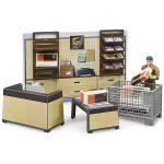 bruder Bworld Ups Parcel Shop, Multicoloured 62250 4001702622503