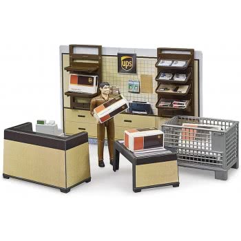 bruder Bworld Ups Parcel Shop Κατάστημα Με Υπάλληλο 62250 4001702622503