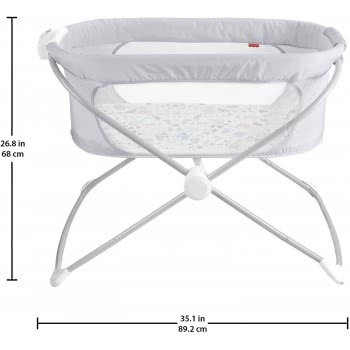 Mattel Soothing View Bassinet GVG95 887961926286