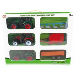 Toys-shop Choice Friction Σετ Τρακτέρ Με Ρυμουλκούμενο JA056599 5262088565993