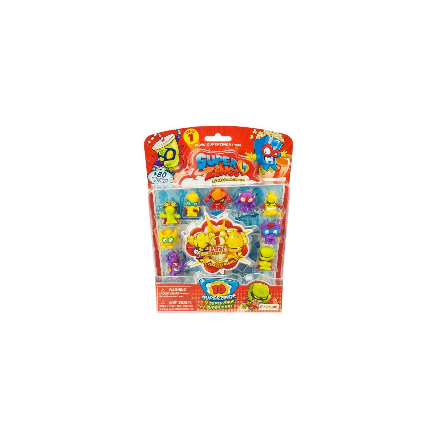 As company Superzings Series 1 Rivals Of Kaboom Blister Pack With 10 ...