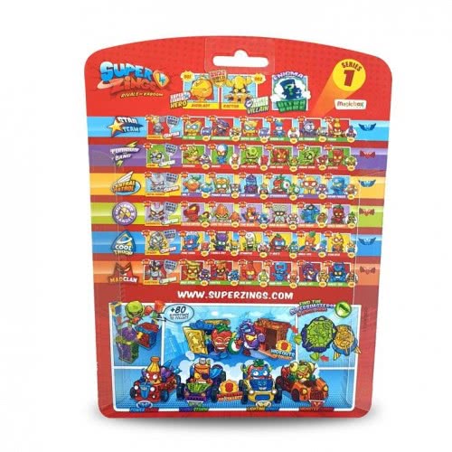As company Superzings Series 1 Rivals Of Kaboom Blister Pack With 10 ...