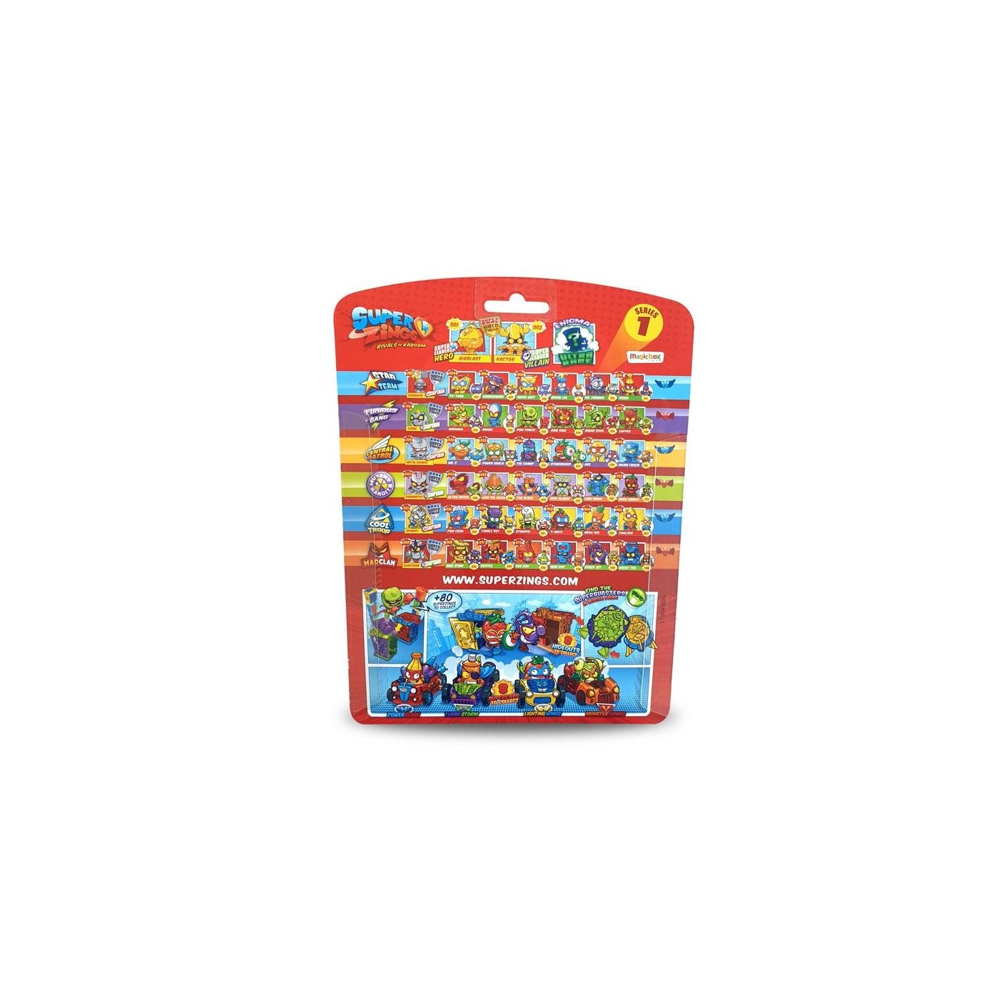 As company Superzings Σειρά 1 Rivals Of Kaboom Blister Pack Με 10 ...