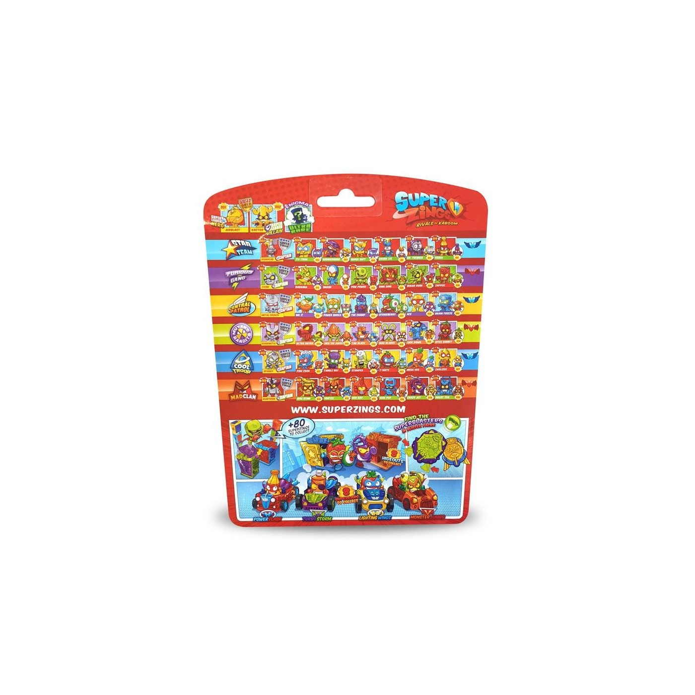 As company Superzings Series 1 Rivals Of Kaboom Blister Hideout 1013 ...