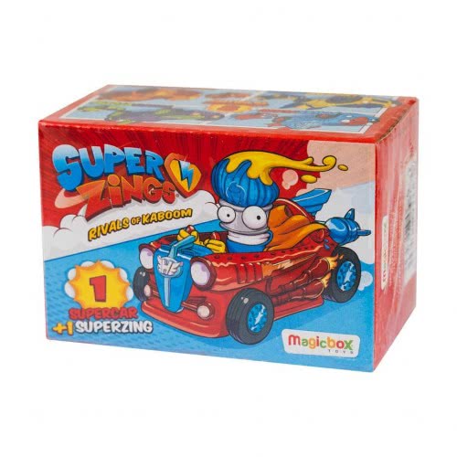 As company Superzings Rivals Of Kaboom Series 1 Figure With Supercar ...