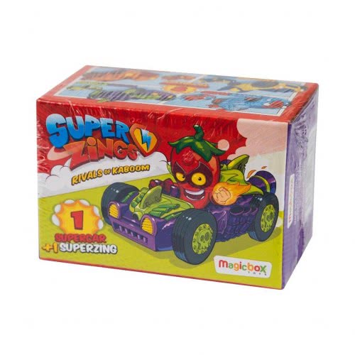 As company Superzings Rivals Of Kaboom Series 1 Figure With Supercar ...