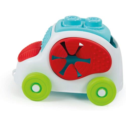 Clementoni Soft Baby Toddler Sensory Car With 8 Pcs Soft Premium Blocks For 6-36 Months 1033-17315 8005125173150