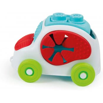 Clementoni Soft Baby Toddler Sensory Car With 8 Pcs Soft Premium Blocks For 6-36 Months 1033-17315 8005125173150