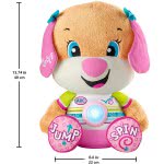 Mattel Laugh And Learn Μεγάλο Εκπαιδευτικό Σκυλάκι Smart Stages(Ελληνικά) - Ροζ HCJ38 194735011094