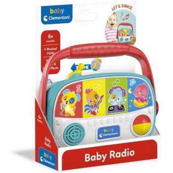 Clementoni Baby Βρεφικό Παιχνίδι Baby Ραδιόφωνο Για 10-36 Μηνών 1000-17459 8005125174591