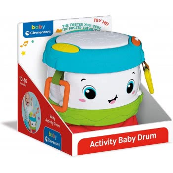 Clementoni My Activity Drum – Baby, Early Learning, Educational Toy 1000-17409 8005125174096
