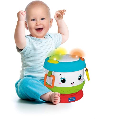 Clementoni Baby Βρεφικό Μουσικό Τύμπανο Με Δραστηριότητες Για 10-36 Μηνών 1000-17409 8005125174096
