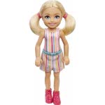 Mattel Barbie Chelsea Doll (6-Inch Blonde) Wearing Skirt With Striped Print And Pink Boots DWJ33 / GXT38 887961961942