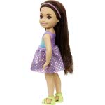 Mattel Barbie Chelsea Doll (6-Inch Blonde) Wearing Tie-Dye Shorts, Molded Top Και Yellow Shoes, Gift For 3 To 7 Year Olds DWJ33 