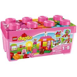 LEGO DUPLO Creative Play Ροζ Κουτί Διασκέδασης Όλα-Σε-Ένα 10571 5702015115544