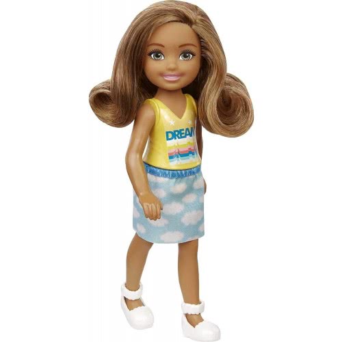 Mattel Barbie Club Chelsea Φούστα Με Cloud Print Και Λευκά Παπούτσια DWJ33 / GXT36 887961961973