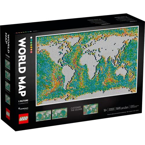 LEGO Art World Map 31203 5702016914900