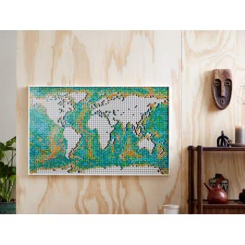 LEGO Art World Map Παγκόσμιος Χάρτης 31203 5702016914900