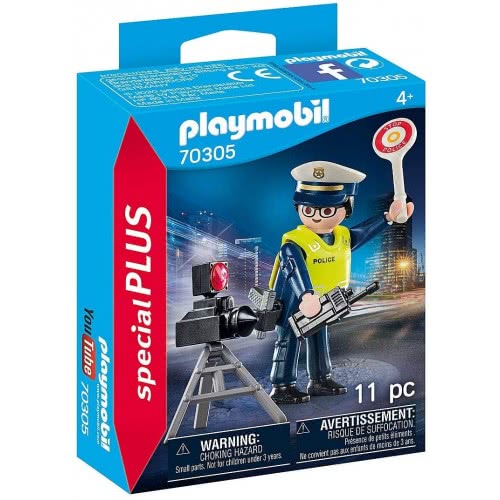 Playmobil Special Plus Police Officer With Speed Trap 70305 4008789703057