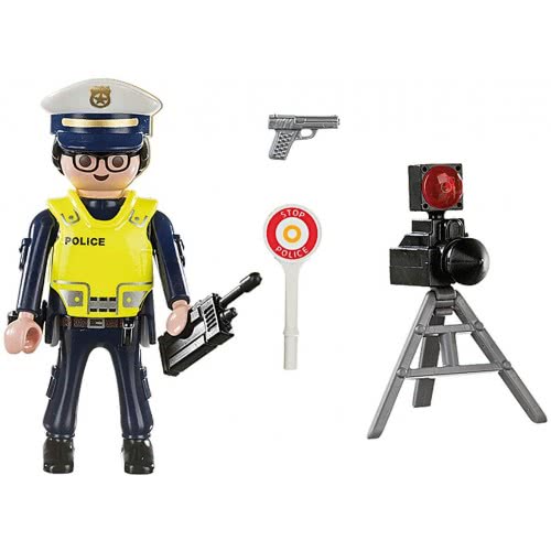 Playmobil Special Plus Police Officer With Speed Trap 70305 4008789703057