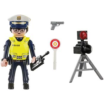 Playmobil Special Plus Police Officer With Speed Trap 70305 4008789703057