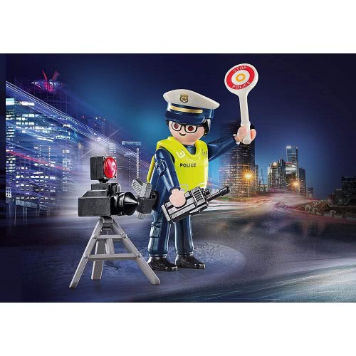 Playmobil Special Plus Police Officer With Speed Trap 70305 4008789703057