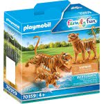 Playmobil Family Fun Δύο Τίγρεις Με Το Μικρό Τους 70359 4008789703590