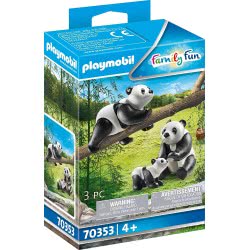 Playmobil Family Fun Δύο Πάντα Με Το Μωρό Τους 70353 4008789703538