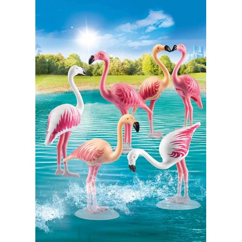 Playmobil Family Fun Flock Of Flamingos 70351 4008789703514