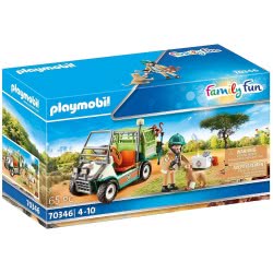 Playmobil Family Fun Zoo Vet With Medical Cart 70346 4008789703460